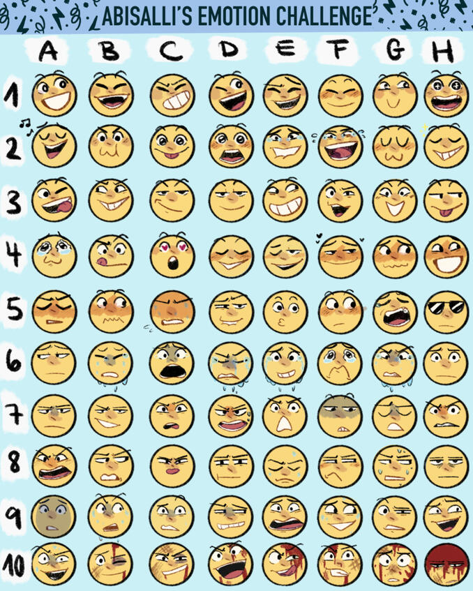 [9] Abisalli&#39;s Emoticon Challenge