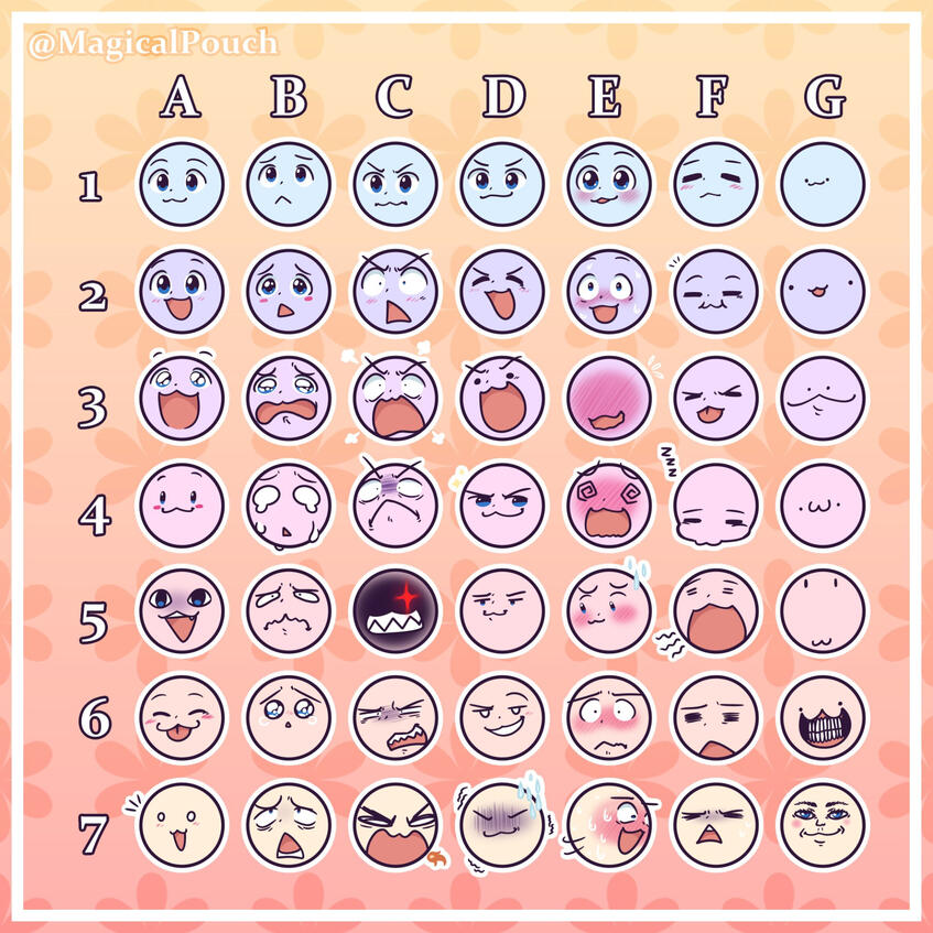 [6] uwu faces meme by @MagicalPouch
